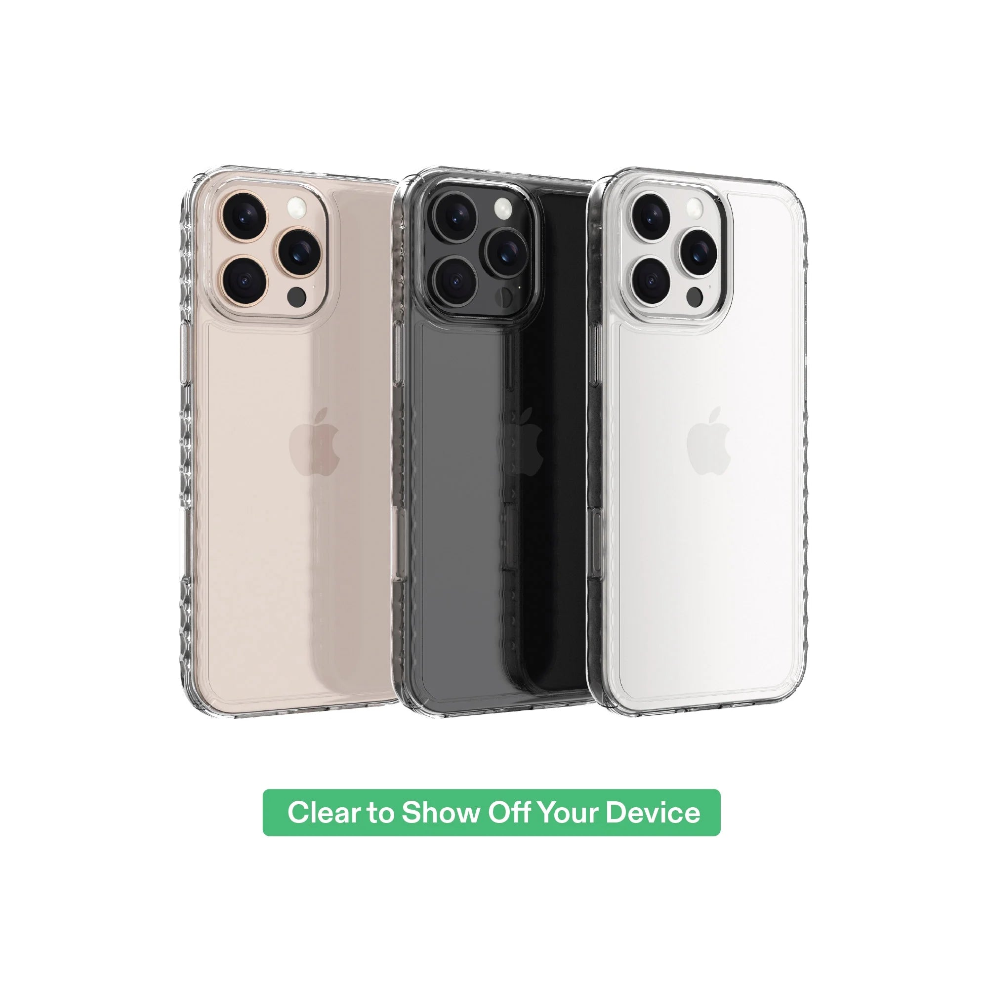 Protective Gel Phone Case for Iphone 16 Pro Max - Clear