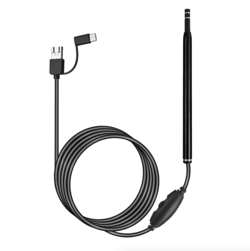 HD LED Ear Endoscope Otoscope Camera Wax Pick Cleaning Tool Cleaner