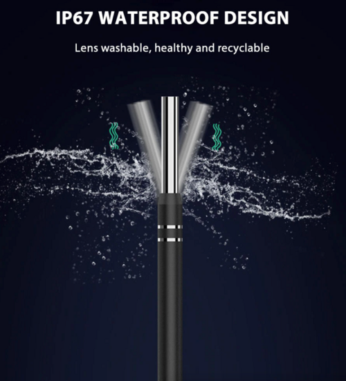 HD LED Ear Endoscope Otoscope Camera Wax Pick Cleaning Tool Cleaner