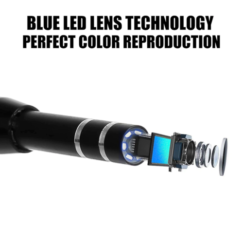 HD LED Ear Endoscope Otoscope Camera Wax Pick Cleaning Tool Cleaner